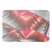 Lachs oder Pfirsich, extrem grob digitalisiert Badematte (Vorderseite)