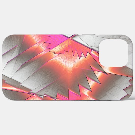 Lachs oder Pfirsich, extrem grob digitalisiert Case-Mate iPhone Hülle (Rückseite (Horizontal))