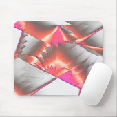 Lachs oder Pfirsich, extrem grob digitalisiert Mousepad (Mit Mouse)