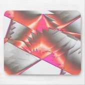 Lachs oder Pfirsich, extrem grob digitalisiert Mousepad (Vorne)