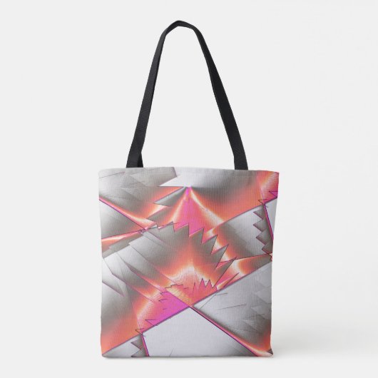 Lachs oder Pfirsich, extrem grob digitalisiert Tasche (Rückseite)