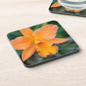 Lachs Orchid Untersetzer (Linke Seite)