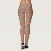 Lachs Oval Chains Leggings (Rückseite)