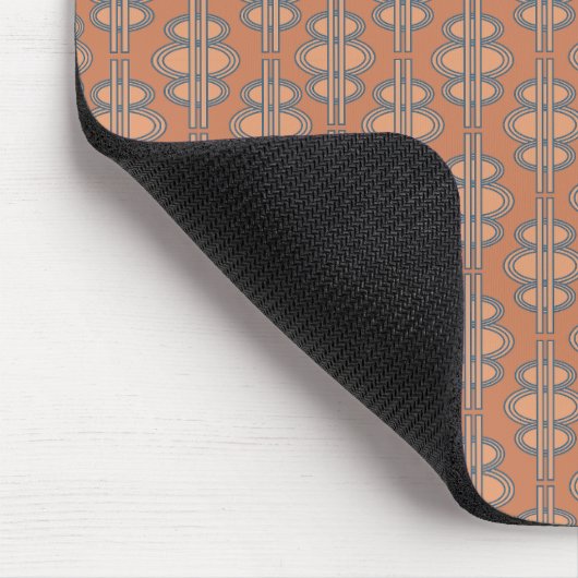 Lachs Oval Chains Mousepad (Ecke)