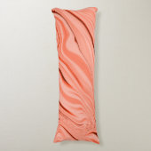 Lachs, Pfirsich, Korallen und rosa Mischung, gewel Seitenschläferkissen (Vorderseite Vertikal)