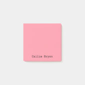 Lachs Pink Beruflich Minimalistisch Post-it Klebezettel (Vorderseite)
