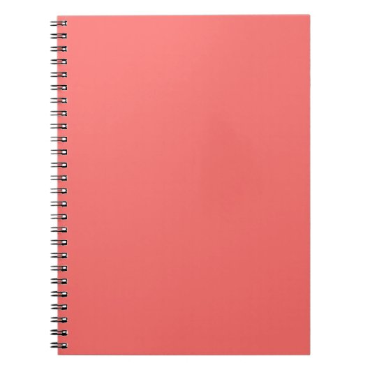 Lachs-Pink-Notebook Notizblock (Vorderseite)