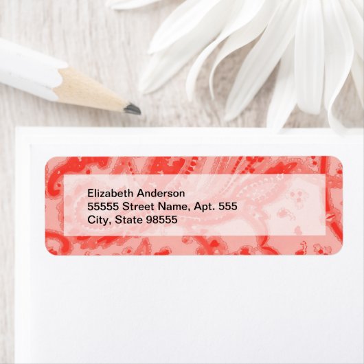 Lachs Pink Paisley (Insitu)