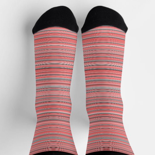 Lachs Pink Socken (Oben)