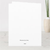 Lachs PNW Nature Fir Ferns Berries Fressfest Karte (Rückseite)