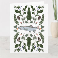 Lachs PNW Nature Fir Ferns Berries Fressfest