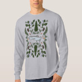Lachs PNW Nature Fir Ferns Berries Fressfest T-Shirt (Vorderseite)