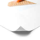 Lachs-Poster Poster (Ecke)