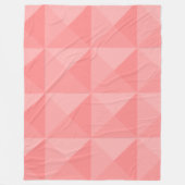 Lachs Pyramids Fleecedecke (Vorderseite)