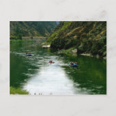 Lachs River Repose Postkarte (Vorderseite)