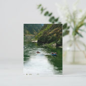 Lachs River Repose Postkarte (Stehend Vorderseite)