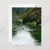 Lachs River Repose Postkarte (Vorne/Hinten)