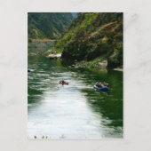 Lachs River Repose Postkarte (Vorderseite)