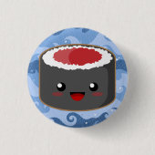 Lachs-Rolle Button (Vorderseite)