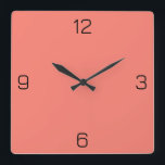 Lachs Rosa FA8072 Farbe mit der Option Name hinzuf Quadratische Wanduhr<br><div class="desc">Fügen Sie einen Namen, Initialen oder Text hinzu, oder behielt Sie die Farbe alleine. Farbkoordinaten mit anderen Elementen des Ladens basierend auf dem Namen und dem HEX-Code (sechsstellige Hex-Triole). Verwenden Sie diesen Code, um andere Elemente zu mischen, zu ergänzen und anzupassen, um diese zu ergänzen oder um anderen Auflistungen hinzuzufügen....</div>