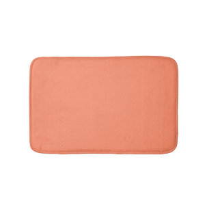 Lachs Rosa Farbe   Trendfarbe Badematte