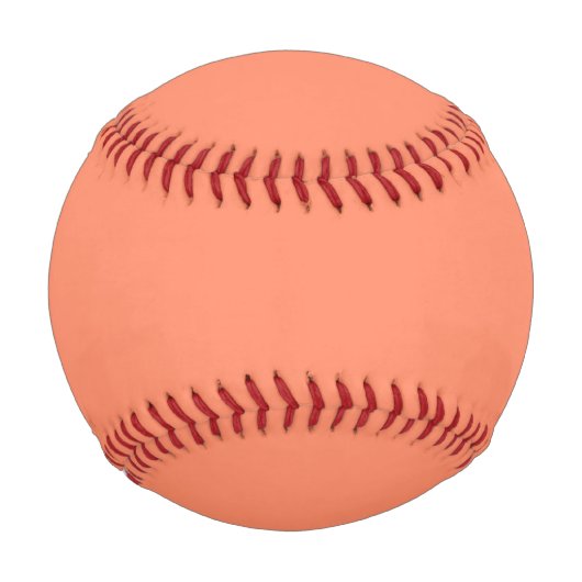Lachs Rosa Farbe | Trendfarbe Baseball (Vorderseite)