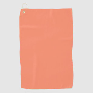 Lachs Rosa Farbe   Trendfarbe Golfhandtuch