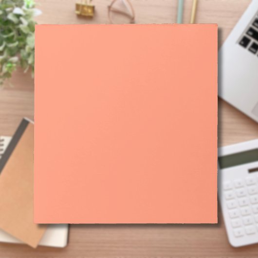 Lachs Rosa Farbe | Trendfarbe Notizblock