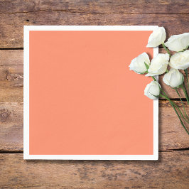 Lachs Rosa Farbe | Trendfarbe Serviette