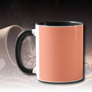 Lachs Rosa Farbe Trendfarbe Tasse
