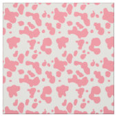 Lachs Rosa Kuh Drucken Stoff (Muster)