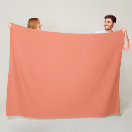 Lachs-Rot- und Weißstreifen-Büro Fleecedecke