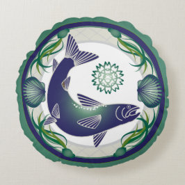 Lachs Rundkissen Rundes Kissen