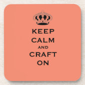 Lachs Schatten, Behaltend Set (6) Getränkeküste Getränkeuntersetzer (Vorderseite)