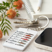 Lachs Schlüsselanhänger (Vorderseite rechts)