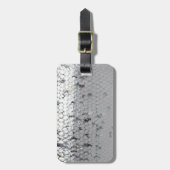 Lachs-Skala Gepäckanhänger (Vorderseite vertikal)