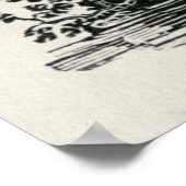 Lachs spielen poster (Ecke)