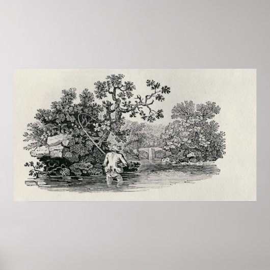 Lachs spielen poster (Vorne)