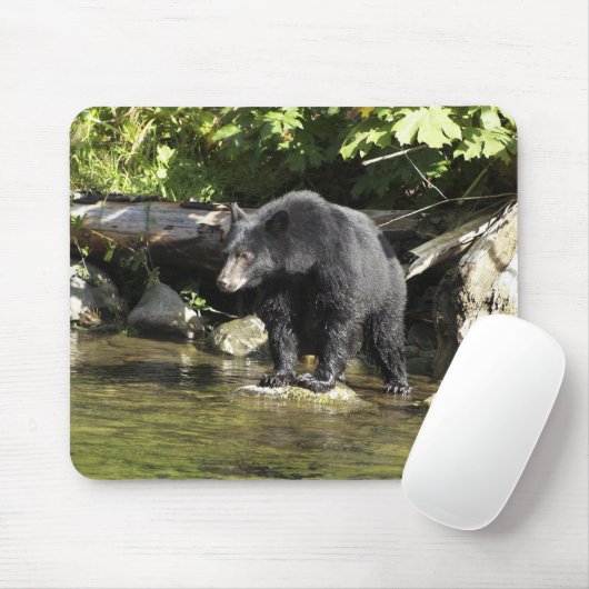 "Lachs Spotting" Maus Pad Mousepad (Mit Mouse)