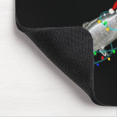 Lachs Steelhead Frohe Fischweihnachten Weihnachtsk Mousepad (Ecke)