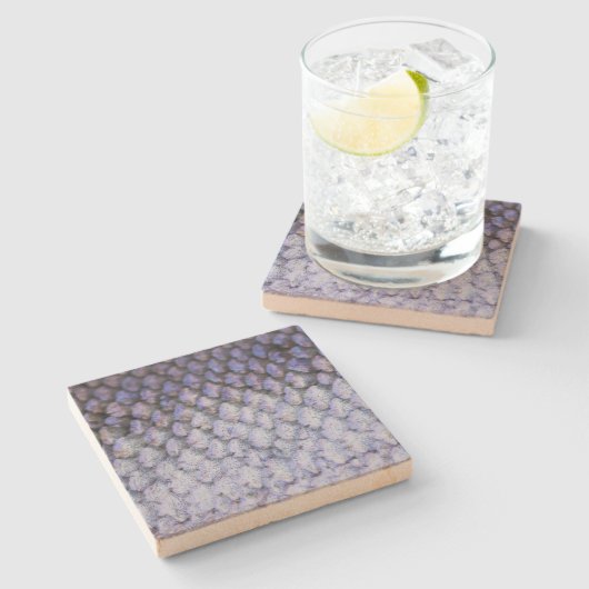 Lachs Steinuntersetzer (Seitenansicht)