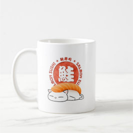 Lachs Sushi Cat Kaffeetasse