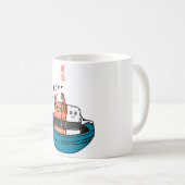 Lachs Sushi genießen Kaffeetasse (VorderseiteRechts)
