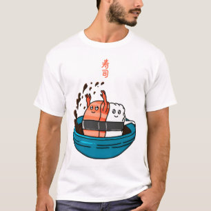 Lachs Sushi genießen T-Shirt