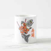 Lachs Sushi Kaffeetasse (Mittel)
