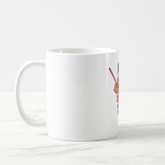 Lachs Sushi Kaffeetasse (Links)