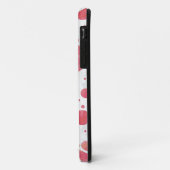 Lachs Swirl Dot Pattern Case-Mate iPhone Hülle (Hinten/Links)