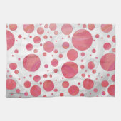 Lachs Swirl Dot Pattern Handtuch (Horizontal)