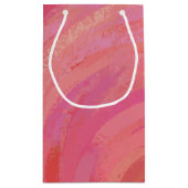 Lachs Swirl Kleine Geschenktüte (Rückseite)