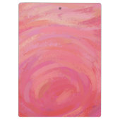 Lachs Swirl Klemmbrett (Rückseite)